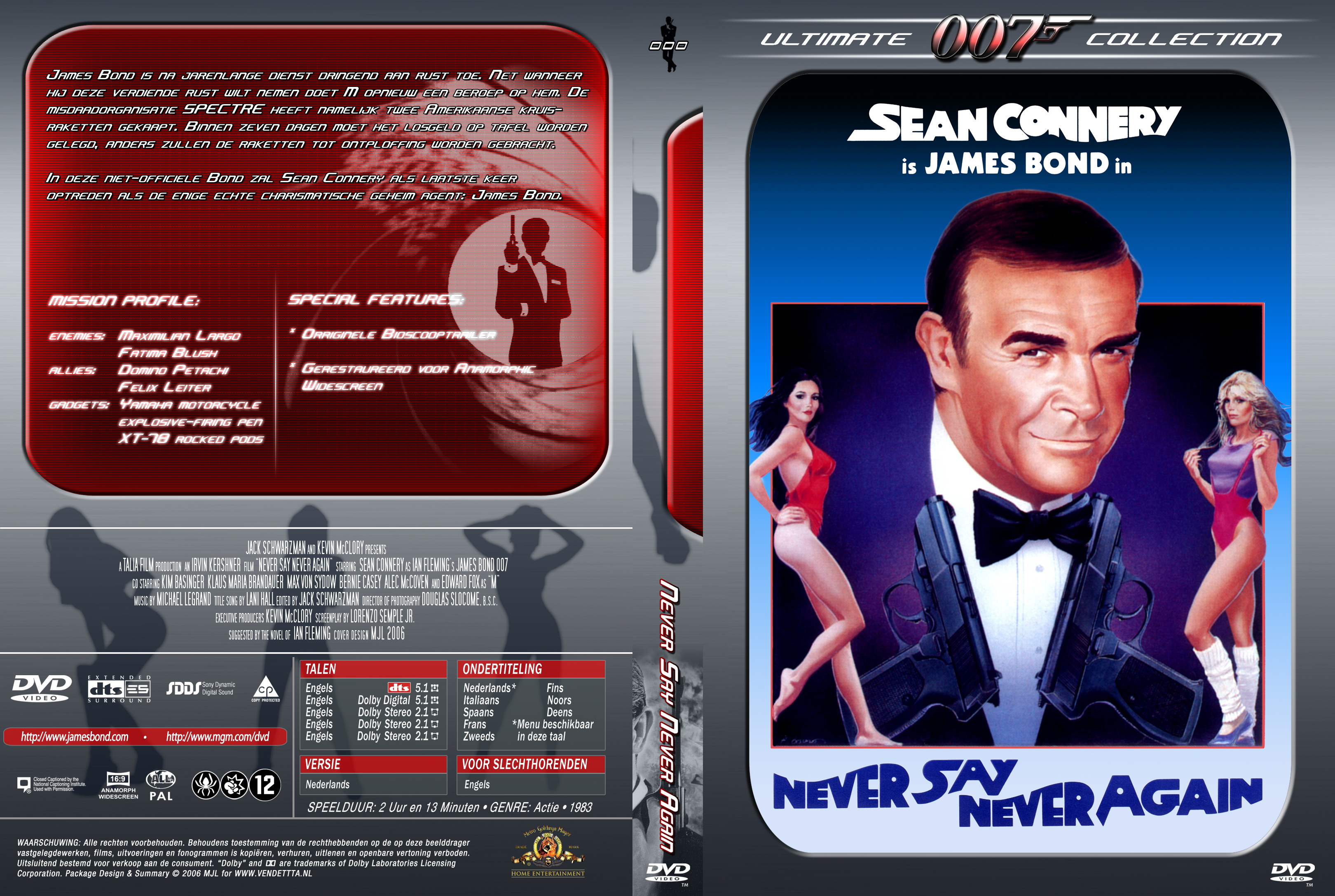 007 James Bond Box 00 Never Say Never Again