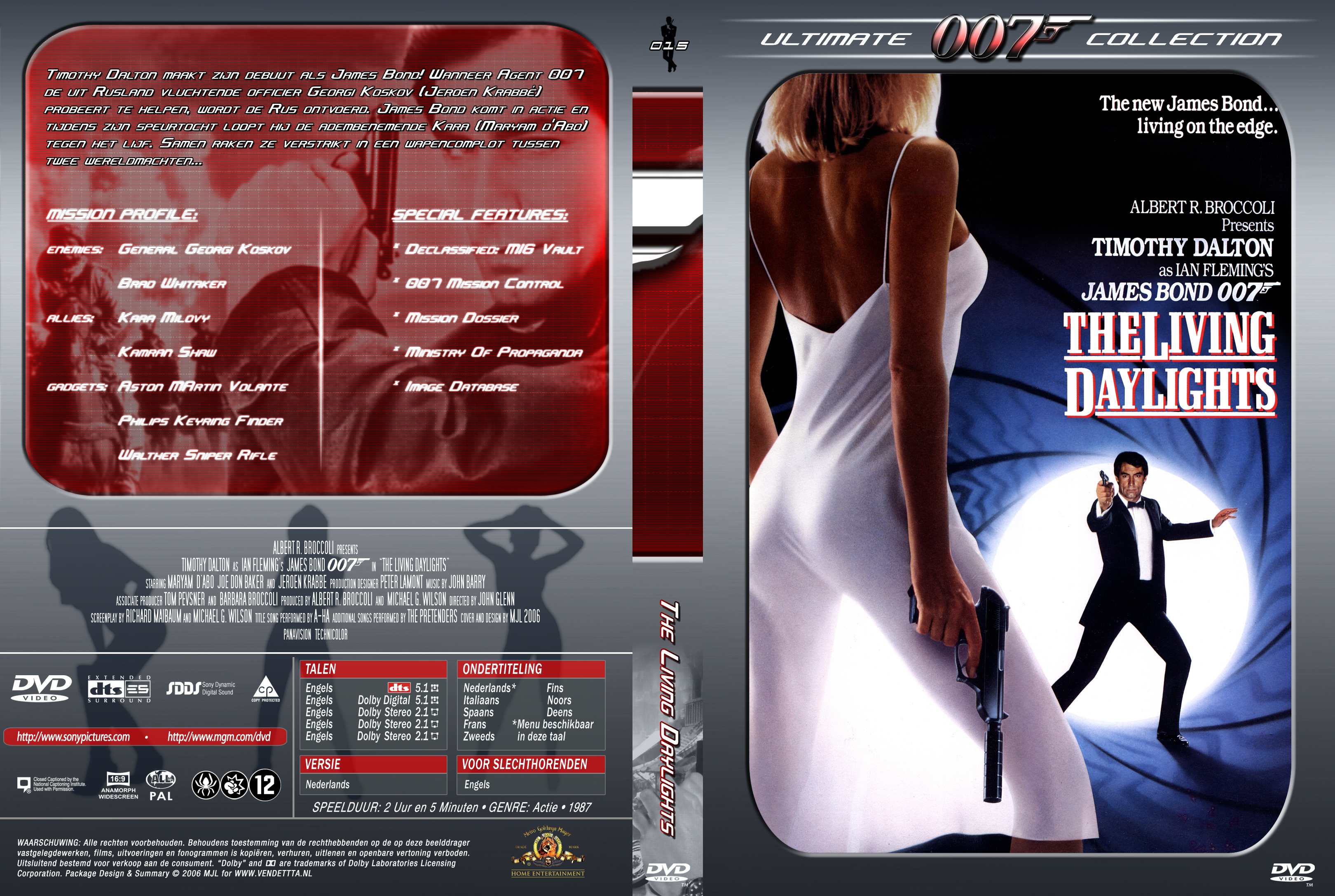 007 James Bond Box 15 The Living Daylights