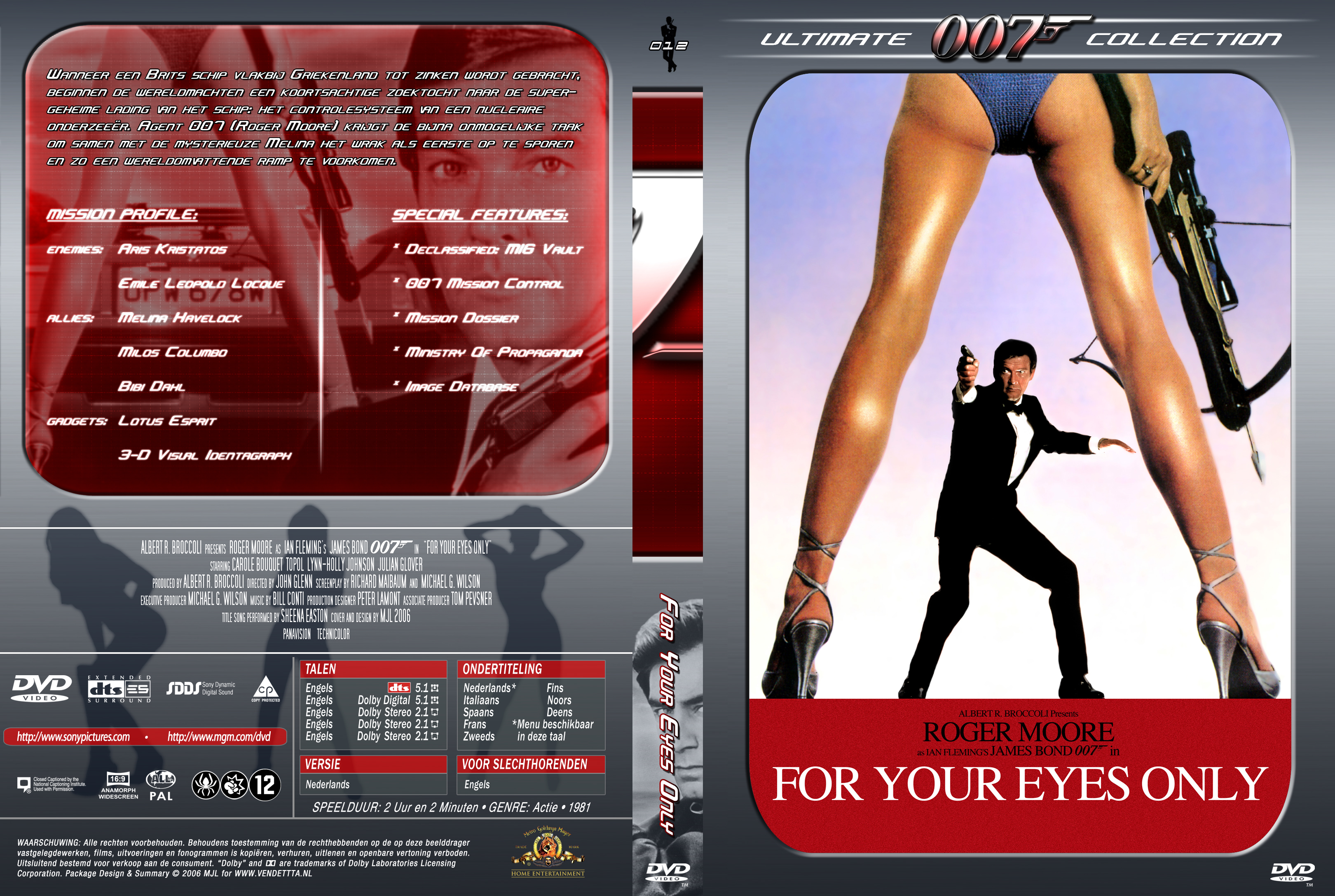007 James Bond Box 12 For Your Eyes Only