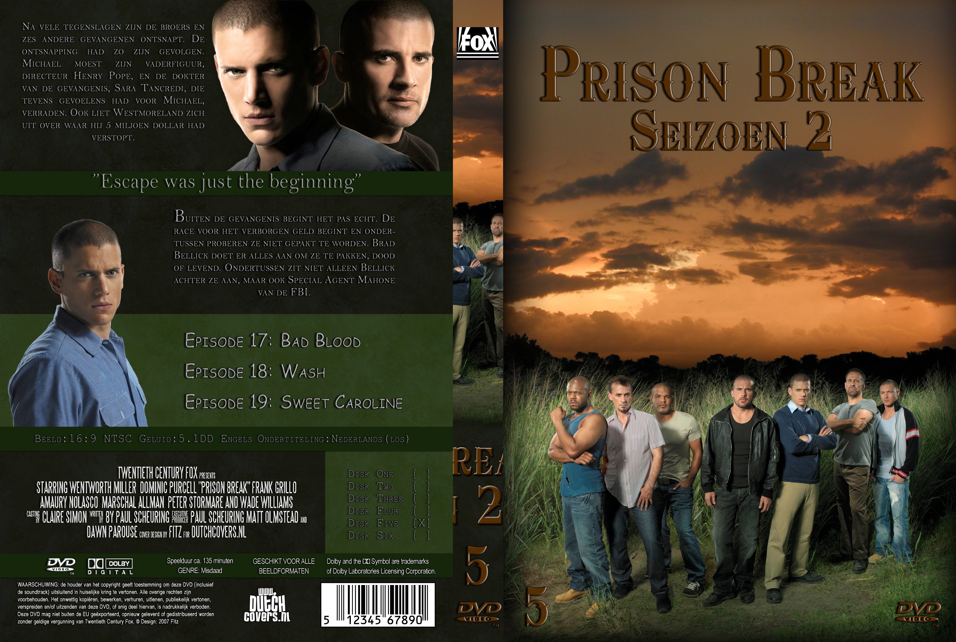 prison break s2 disk 5